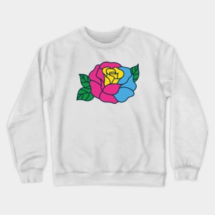 pansexual flower Crewneck Sweatshirt